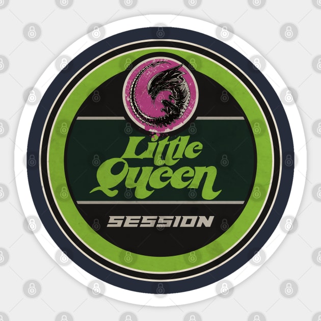 Little Queen Session Sticker by CTShirts